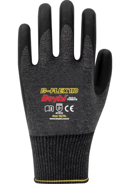 B-FLEX110 Likralı Nitril Eldiven 12 Çift