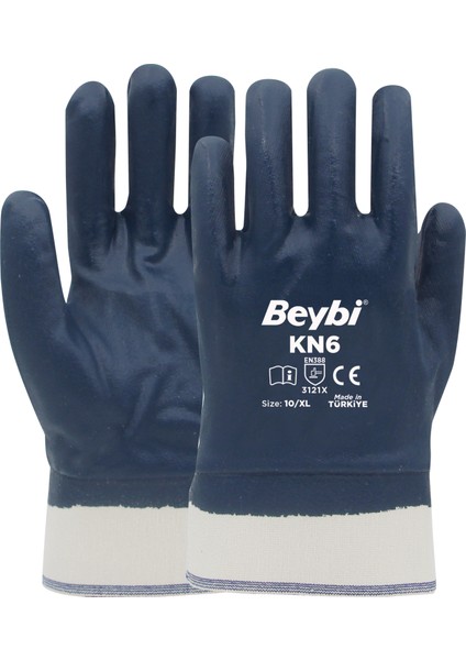 Kn6 Pamuk Nitril Eldiven 12 Çift