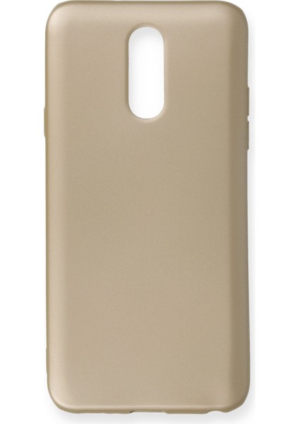 Lg Q7 Kılıf Premium Rubber Silikon - Gold