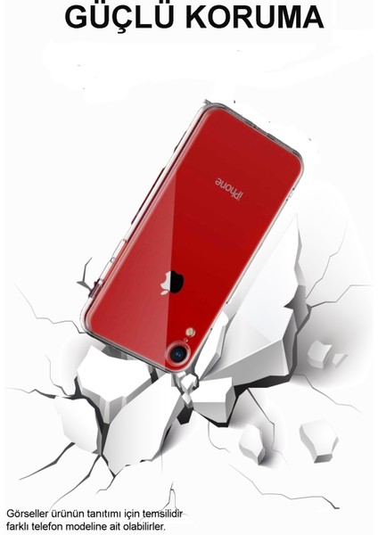 Caseworldtr Caseworld Infinix Hot 20I Kapak Kamera Korumalı Süper Silikon Şeffaf Kılıf