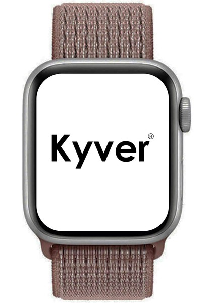Apple Watch Seri 10 46mm, Seri 9/8/7/6/SE/5/4/3 Spor Loop Kordon 45mm 44mm 42mm Uyumlu Dumanlı Leylak