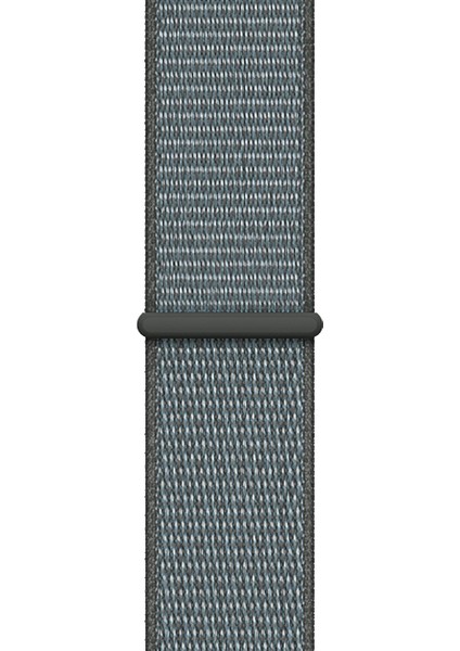 Apple Watch Seri 10 42mm, Seri 9/8/7/6/SE/5/4/3 Spor Loop Dokuma Kordon 41mm 40mm 38mm Uyumlu Fırtına Gri