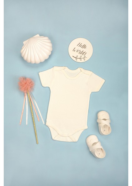 Pamuklu Rahat Kısa Kollu Çıtçıt Body Zıbın fırsatları