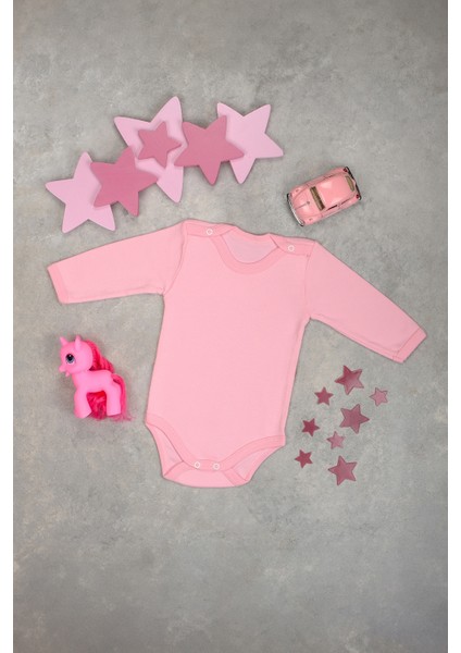 Pamuklu Rahat Uzun Kollu Çıtçıt Body Zıbın