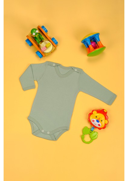 Pamuklu Rahat Uzun Kollu Çıtçıt Body Zıbın