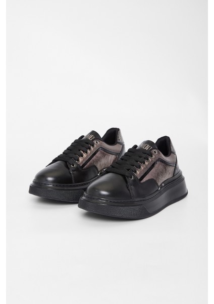 Kadın Siyah/antrasit Vegan Sneakers & Spor Ayakkabı 804 0208-21 Bn Ayk SK23/24 fiyatları