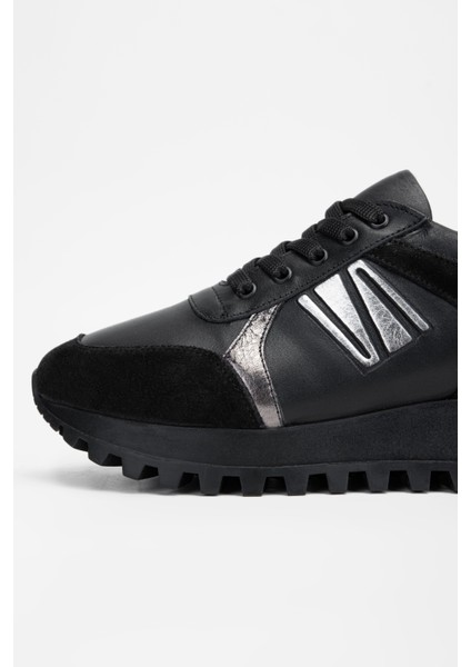 Kadın Siyah Deri Sneakers & Spor Ayakkabı 923 V-101 Bn Ayk SK23/24 fırsatları
