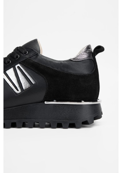 Kadın Siyah Deri Sneakers & Spor Ayakkabı 923 V-101 Bn Ayk SK23/24 indirimleri