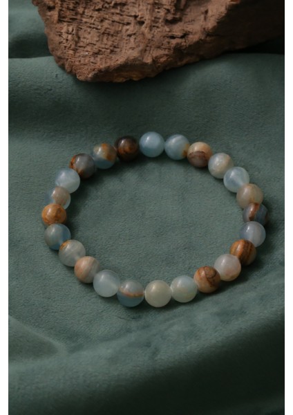 Mavi Kalsit Taşı Bileklik