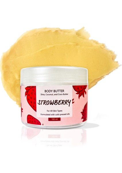 3lü Vücut Peeling Seti/ Gül Siyah Sabunu + Body Butter Strowberry + Kalın Kese (3'lü Set)