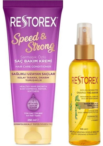 Sarmaşık Özlü Saç Bakım Kremi 250 ml + Restorex Onarıcı Saç Bakım Yağı 100 ml