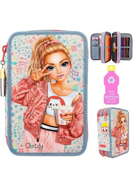 Topmodel Triple Pencil Case Cu