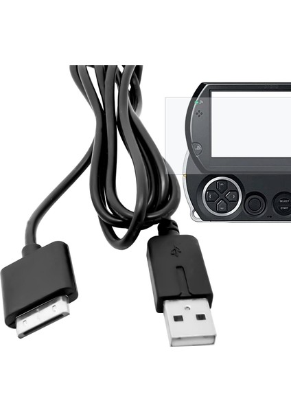 Psp Go Aktarım Güç Şarj Kablosu Sony Psp Go USB 2.0 Veri ve Güç Kablosu