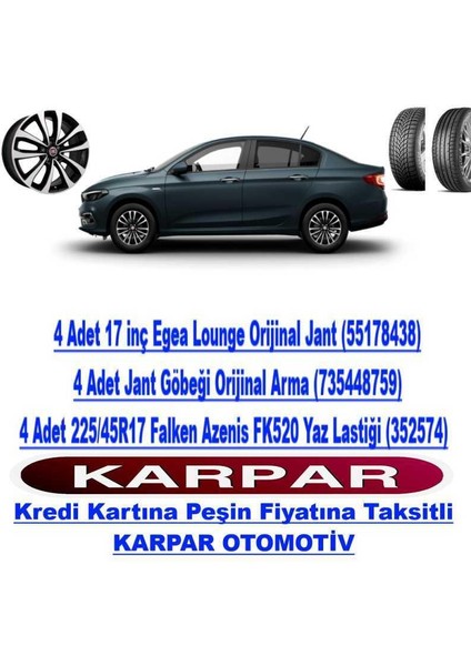 Egea 17 Inç Orijinal Jant Takımı (Lounge Fume) 55100034 fiyatları