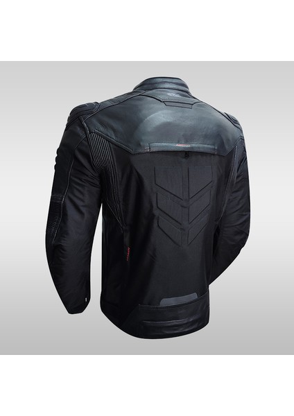 Falcon Leather 4 Mevsim Motorcu Montu