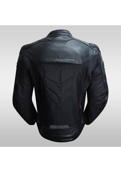 Falcon Leather 4 Mevsim Motorcu Montu
