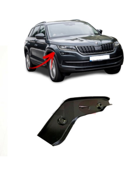 Skoda Kodiaq 2017 - 2020 Sağ Çamurluk Bağlantı Sacı