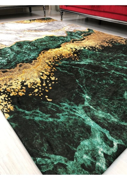 Yeni Model Zümrüt Mermer Halı Örtüsü indirimleri