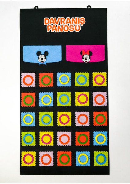 Davranış Panosu 25'li Keçe Eğitim Materyali