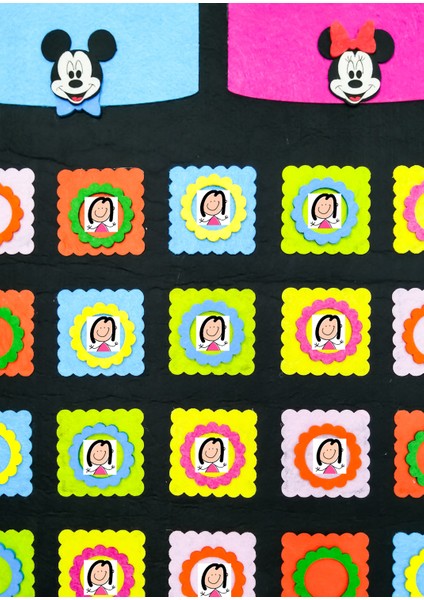 Davranış Panosu 25'li Keçe Eğitim Materyali modelleri