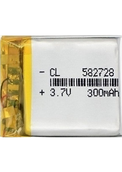 Akıllı Çocuk Saat Batarya - Pil 3.7V 300MAH 582728 Hızlı Kargo