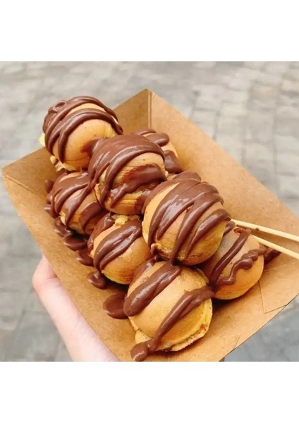 Sabit Ikili Waffle Makinesi Balls Waffle Ø30