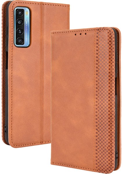 Tcl 20L / Tcl 20L+ Kart Yuvalı Deri Cüzdan Telefon Kılıfı (Yurt Dışından) fiyatları