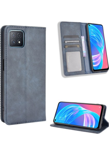 Oppo A73 5g Kart Yuvalı Deri Cüzdan Telefon Kılıfı (Yurt Dışından) fiyatları