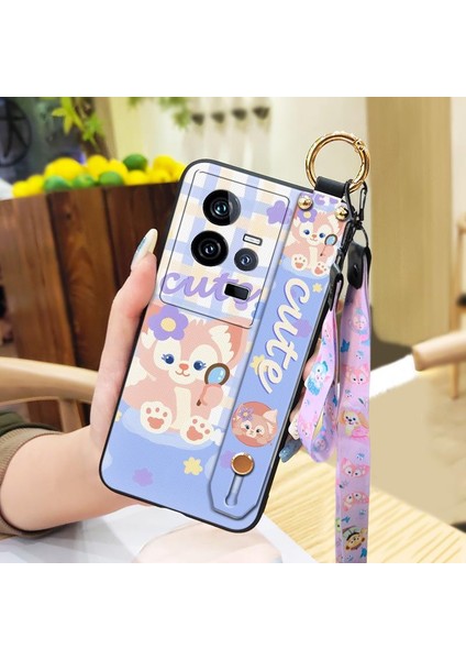 Telefon Kılıfı Vivo Iqoo 11 Kordon Bileklikli Karikatür Telefon Kılıfı (Yurt Dışından)
