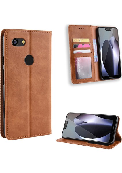 Google Pixel 3 Xl Cüzdan Deri Flip Telefon Kılıfı (Yurt Dışından)