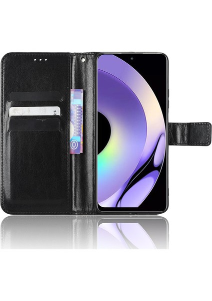 Oppo Realme 10 5g Için Kordonlu Deri Cüzdan Telefon Kılıfı (Yurt Dışından)