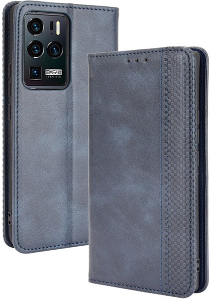 Zte Axon 30 Ultra 5g Cüzdan Deri Flip Telefon Kılıfı (Yurt Dışından)