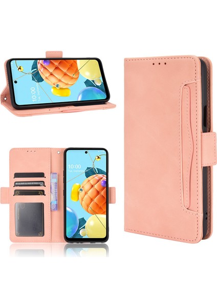 Lg K52 /lg Q52 Kart Yuvalı Deri Cüzdan Telefon Kılıfı (Yurt Dışından) modelleri