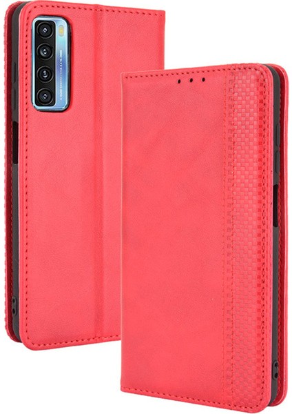 Tcl 20L / Tcl 20L+ Kart Yuvalı Deri Cüzdan Telefon Kılıfı (Yurt Dışından) fiyatları
