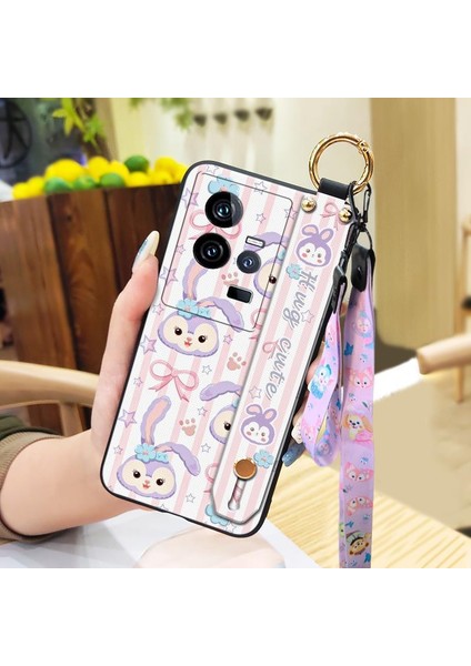 Telefon Kılıfı Vivo Iqoo 11 Kordon Bileklikli Karikatür Telefon Kılıfı (Yurt Dışından)