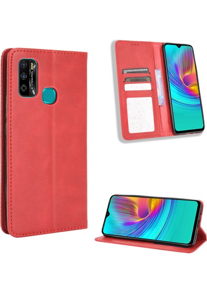 Infinix Hot 9 Play Cüzdan Deri Flip Telefon Kılıfı (Yurt Dışından)