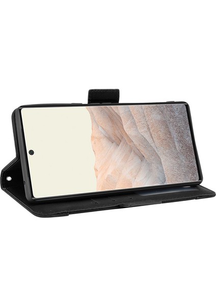 Google Pixel 6 Pro Kart Yuvalı Deri Cüzdan Telefon Kılıfı (Yurt Dışından) fırsatları
