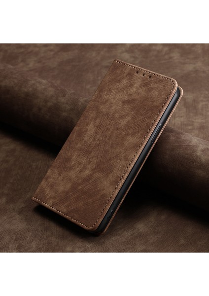 Kart Yuvası ile Iphone 13 Pro Max Deri Telefon Kılıfı Için Telefon Kılıfı (Yurt Dışından)