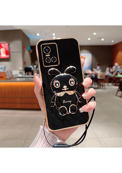 Vivo S10 Elektroliz Tavşan Telefon Kılıfı (Yurt Dışından)