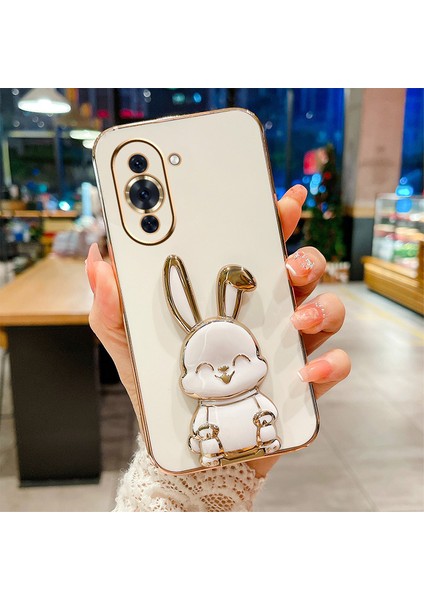 Huawei Nova 10 Pro Elektroliz Tavşan Telefon Kılıfı (Yurt Dışından)
