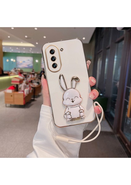 Huawei Nova 10 Pro Elektroliz Tavşan Telefon Kılıfı (Yurt Dışından)