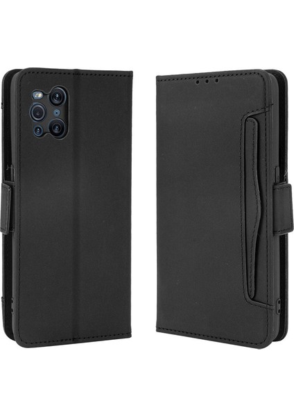 Oppo Find X3 / Oppo Find X3 Pro Kart Yuvalı Deri Cüzdan Telefon Kılıfı (Yurt Dışından) fiyatları