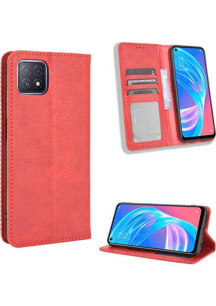 Oppo A73 5g Kart Yuvalı Deri Cüzdan Telefon Kılıfı (Yurt Dışından) fiyatları