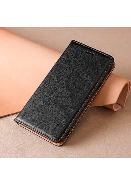 Samsung Galaxy M32 Için Telefon Kılıfı Kart Yuvalı Deri Telefon Kılıfı (Yurt Dışından)