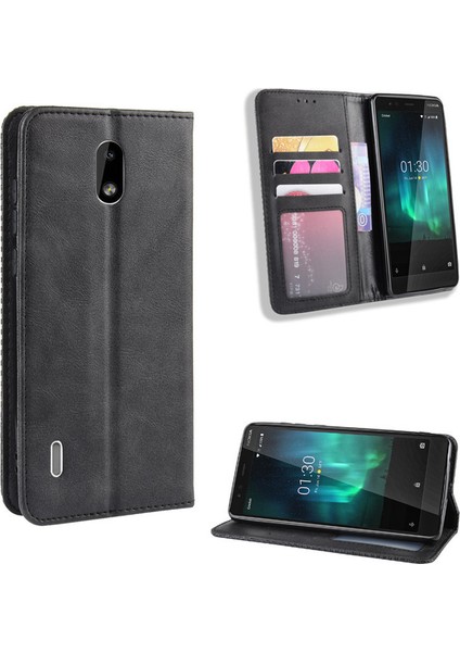 Nokia 3.1A Cüzdan Deri Flip Telefon Kılıfı (Yurt Dışından)