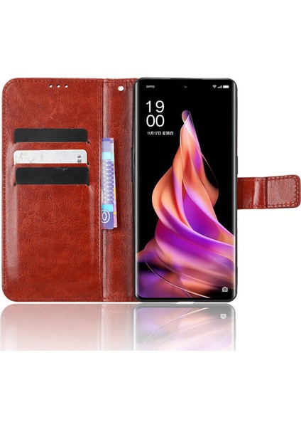 Oppo Reno 9 Pro Plus 5g Için Kordonlu Deri Cüzdan Telefon Kılıfı (Yurt Dışından) fiyatları