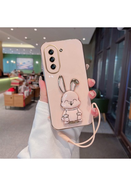 Huawei Nova 10 Elektroliz Tavşan Telefon Kılıfı (Yurt Dışından)