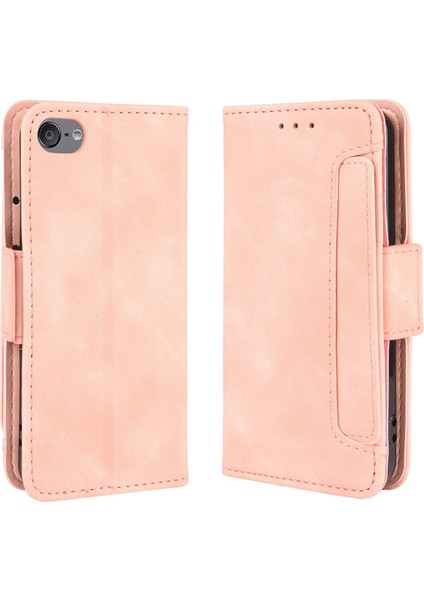 Ipod Touch 5 / Ipod Touch 6 Kart Yuvalı Deri Cüzdan Telefon Kılıfı (Yurt Dışından)