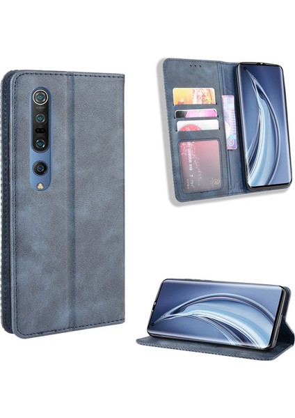 Xiaomi Mi Mi 10 / Mi 10 Pro Cüzdan Deri Flip Telefon Kılıfı (Yurt Dışından)