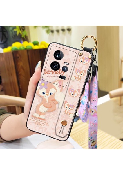 Telefon Kılıfı Vivo Iqoo 11 Kordon Bileklikli Karikatür Telefon Kılıfı (Yurt Dışından)